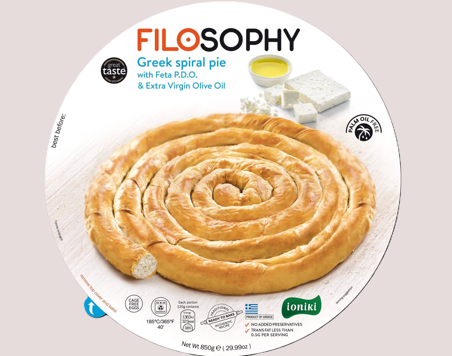 U410 : Filosophy tepsi borek plateau fromage 850gr  ( 6pc par colis ) 