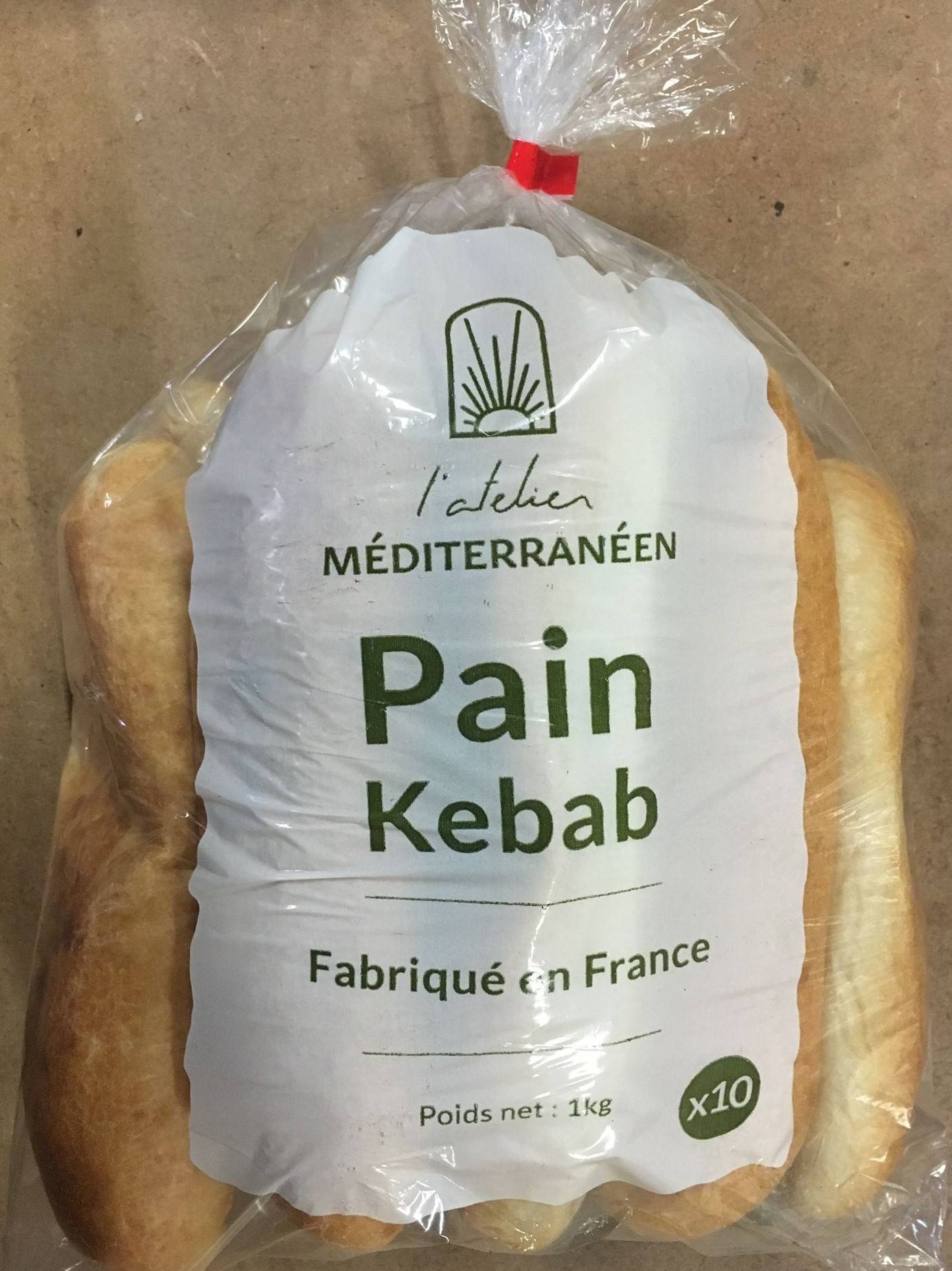 U501 : 5 Pains kebab ( 20pc par colis )