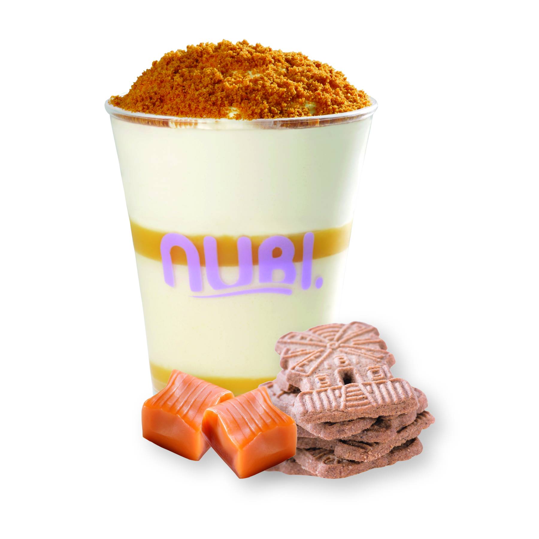 U122 : Nubi Tiramisu caramel speculos  100gr        (12pc par colis)