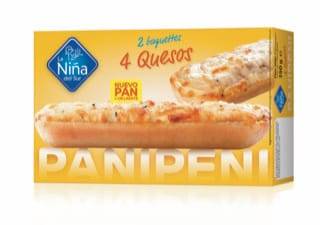 E810 : La Nina Del Sur 2 Paninis 4 Fromages 250Gr ( 10pc par colis ) 