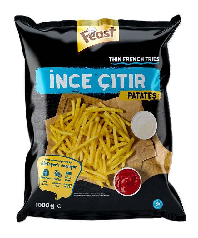 F300 : Feast Frites Allumettes 7/7 mm 1Kg (10pc par colis)