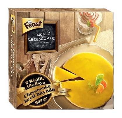 U131 : Feast Cheesecake Citron 800Gr (6pc par colis)