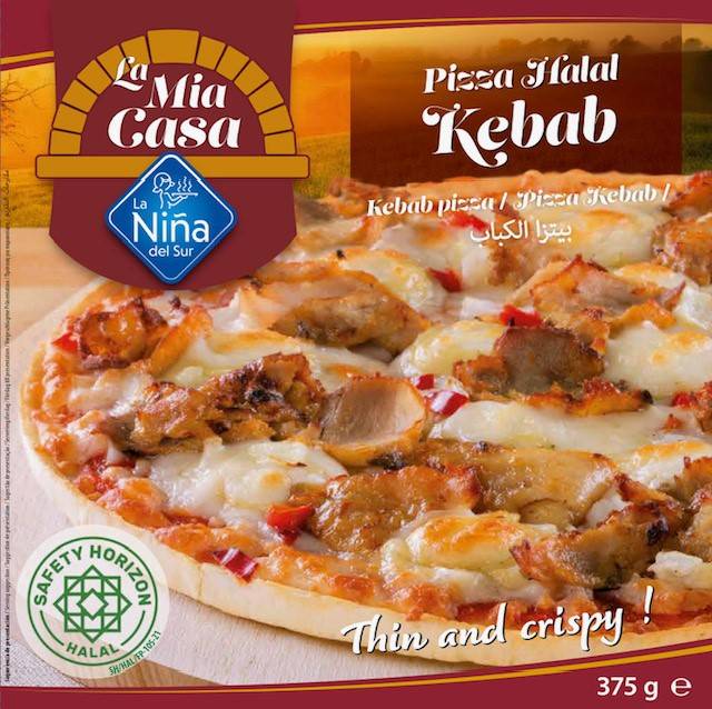 E801 : La Mia Casa Pizza Kebab Halal 375Gr  ( 6pc par colis ) 