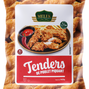 E243 : MELEK Chicken Tenders Piquant 1400g