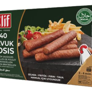 E101 : ELIF Fricadelle de Poulet 40x60g 2400g
