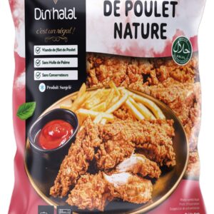 E700 : DIN'HALAL Tenders de Poulet Classic 1400g