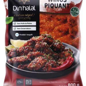 E719 : DIN'HALAL Chicken Wings Piquant 800g