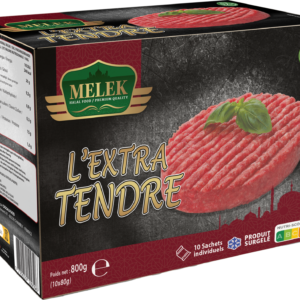 E784 : MELEK Burger Extra-Tendre 80% 10x80g 800g