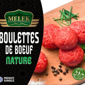 E771 : MELEK Boulettes de Boeuf Nature 900g