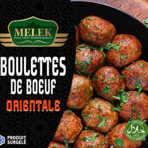 E772 : MELEK Boulettes de Boeuf Orientales 900g
