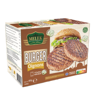 E783 : MELEK Burger à l'Oignon 10x80g 800g