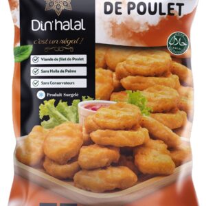 E710 : DIN'HALAL Nuggets de Poulet 800g