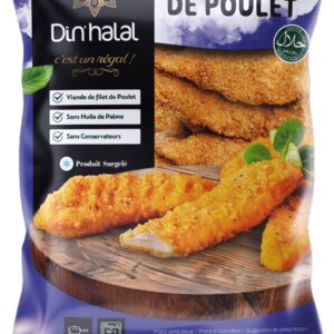 E713 : DIN'HALAL Crunchy de Poulet 800g