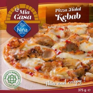 E801 : NINA DEL SUR La Mia Casa Pizza Kebab Halal 375g