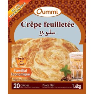 U514 : OUMMI Meloui Crêpe Feuilletée x20 1.6kg