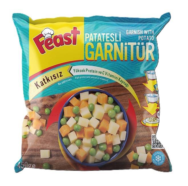 L124 : FEAST Mélanges de légumes et Pommes de Terre 450g