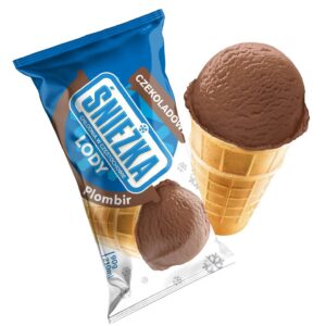 U117 : SNIESKA Glace Cornet Chocolat 120ml