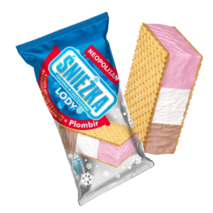 U118 : SNIESKA Glace Sandwich Choco Vanille Fraise 180ml