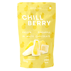 U153 : CHILLBERRY Ananas au Chocolat Blanc 150g