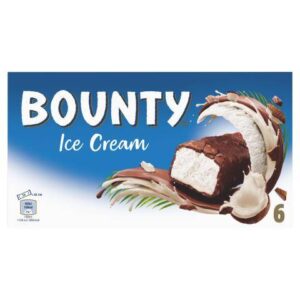 U148 : BOUNTY Glace Ice Cream x6 273g
