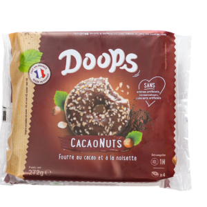 U181 : DOOPS 4x Donuts Cacaonuts 272g